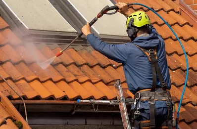 Démoussage et hydrofuge de toiture à Dommartemont